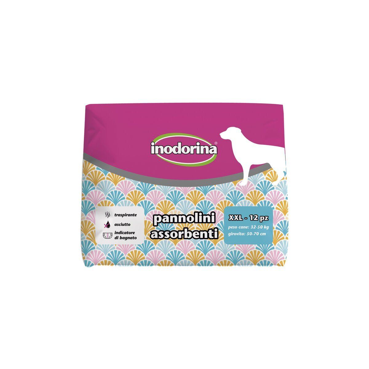 Pañales Desechables Inodorina 50 + 70 cm 12 Unidades