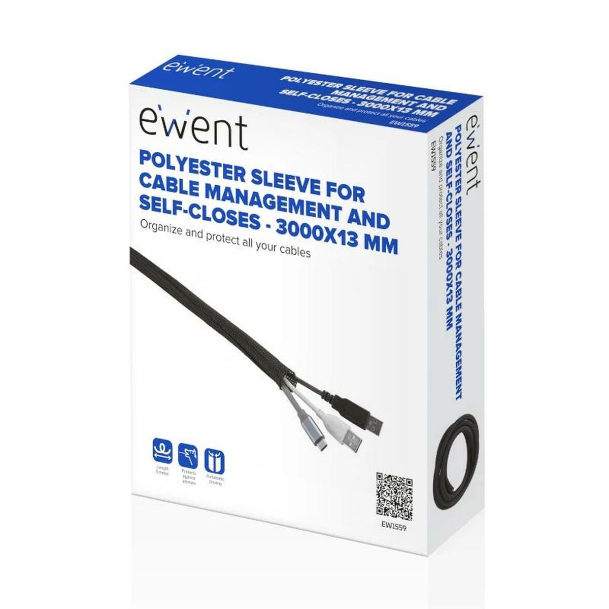 Manguito Ewent EW1559 3 m Negro