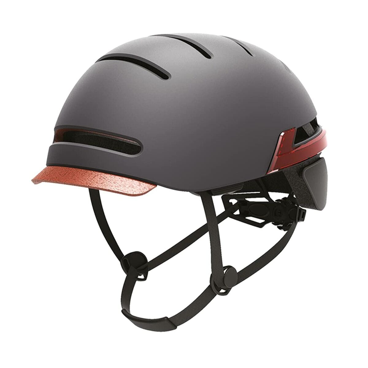 Casco de Ciclismo para Adultos Urban Prime UP-HLM-LED Gris oscuro