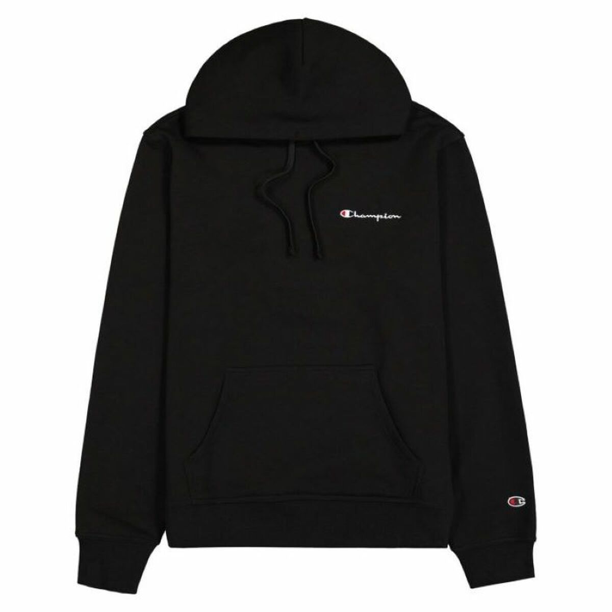 Sudadera con Capucha Hombre Champion 220258 NOXN Negro Gris