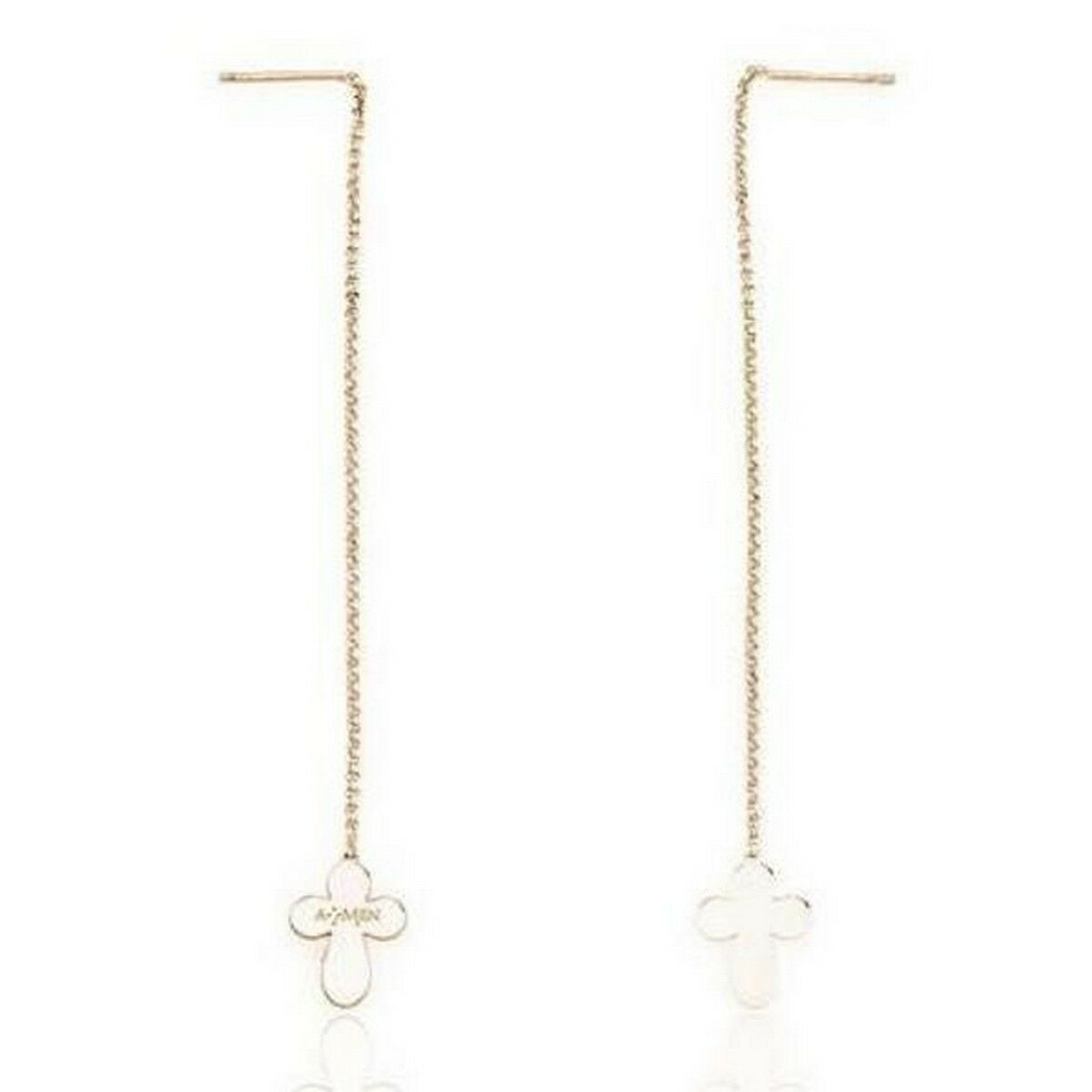 Pendientes Mujer Amen CROCE ROSE GOLD Plata de ley 925