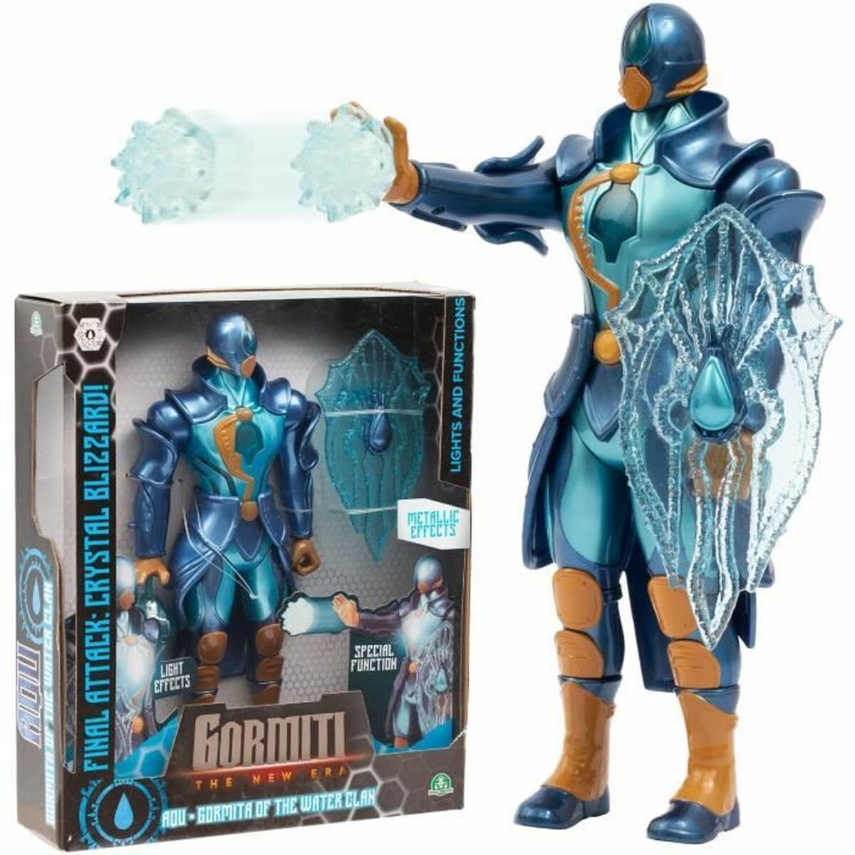 Figura Articulada Gormiti Aqu 27 cm