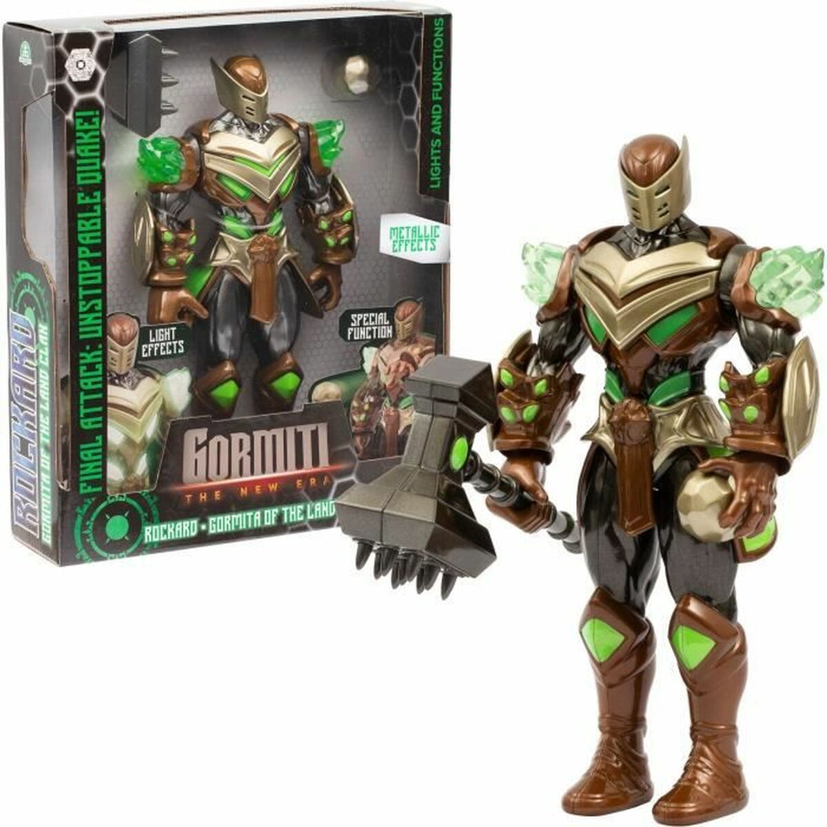 Figura Articulada Gormiti Rockard 27 cm
