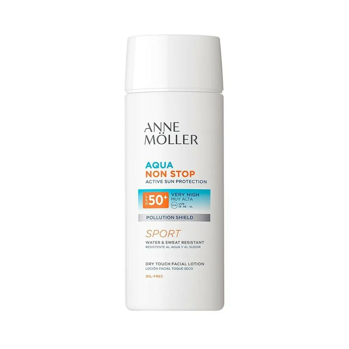 Protector Solar Facial Anne Möller Aqua Non Stop Sport 75 ml Spf 50