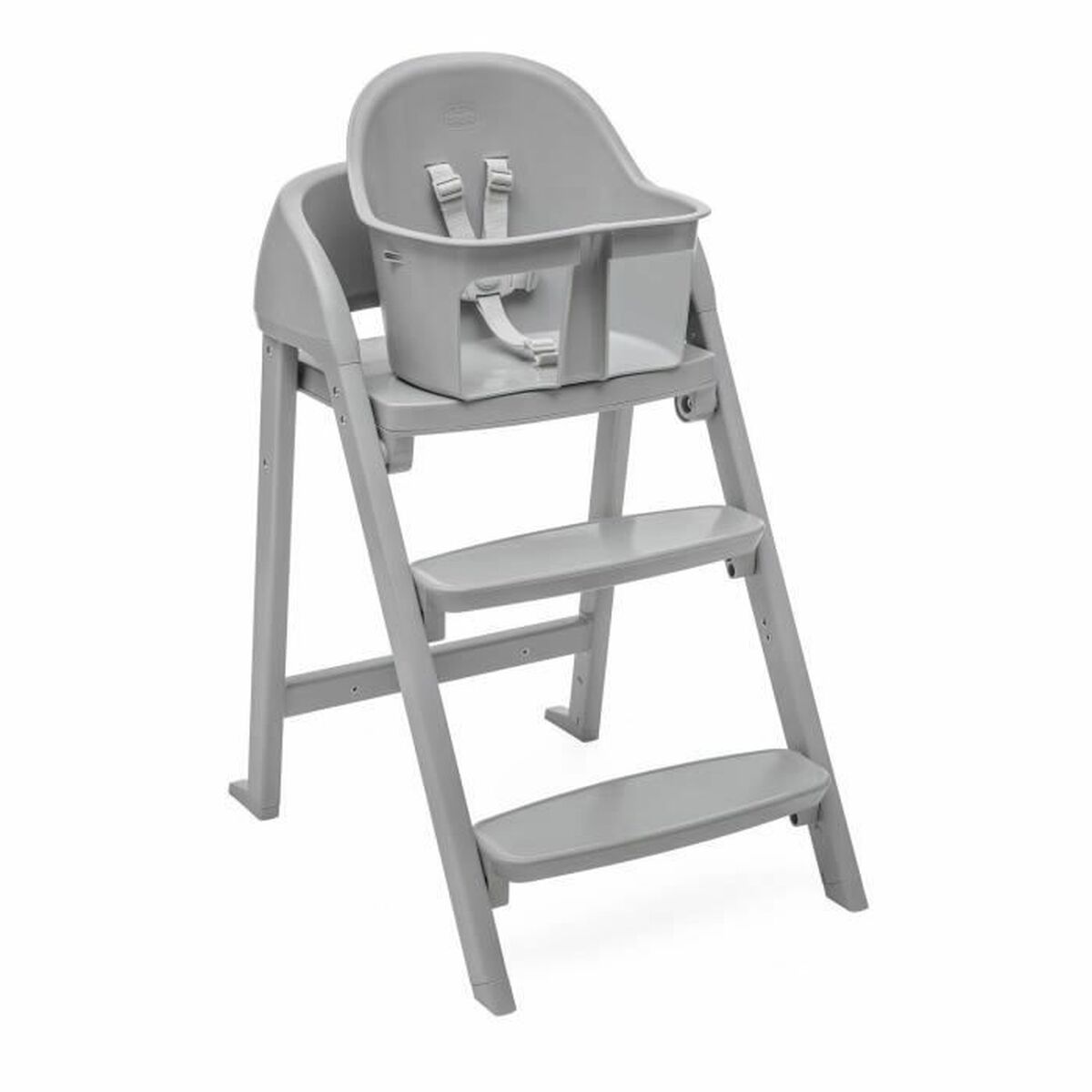 Trona Chicco Crescendo Lite MILAN MIST Acero Inoxidable