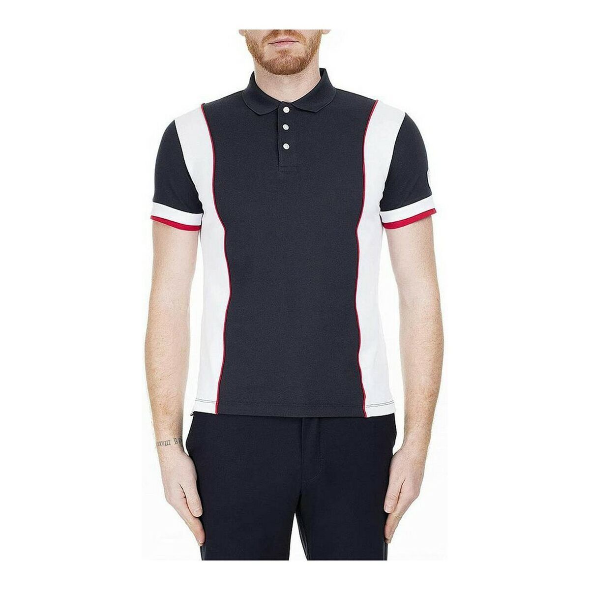 Polo de Manga Corta Hombre Armani Jeans C1578 Marino