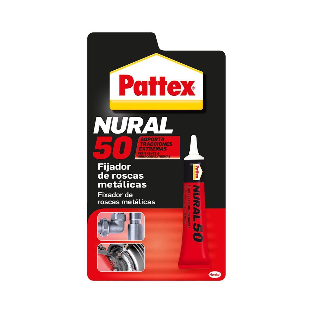 Sellador/Adhesivo Pattex nural 50 Rojo 10 ml (1 unidad)