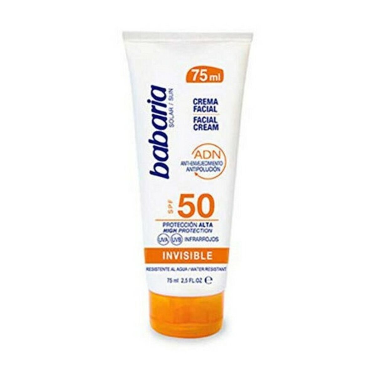 Protector Solar Facial Babaria Solar Adn Invisible Spf 50 75 ml