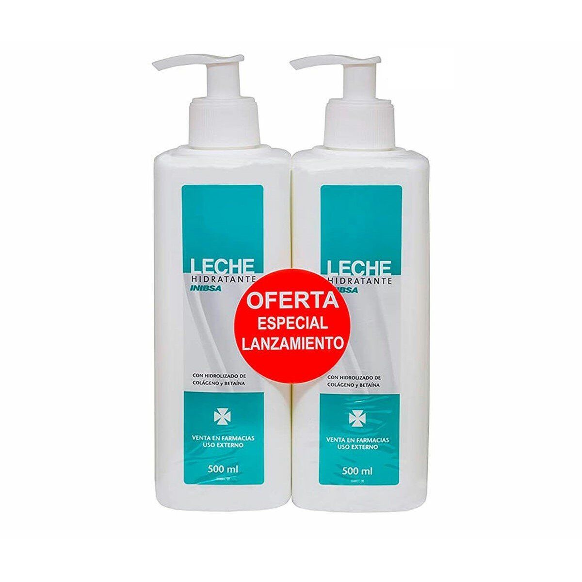Leche Hidratante Corporal INIBSA Leche Hidratante 500 ml 2 x 500 ml
