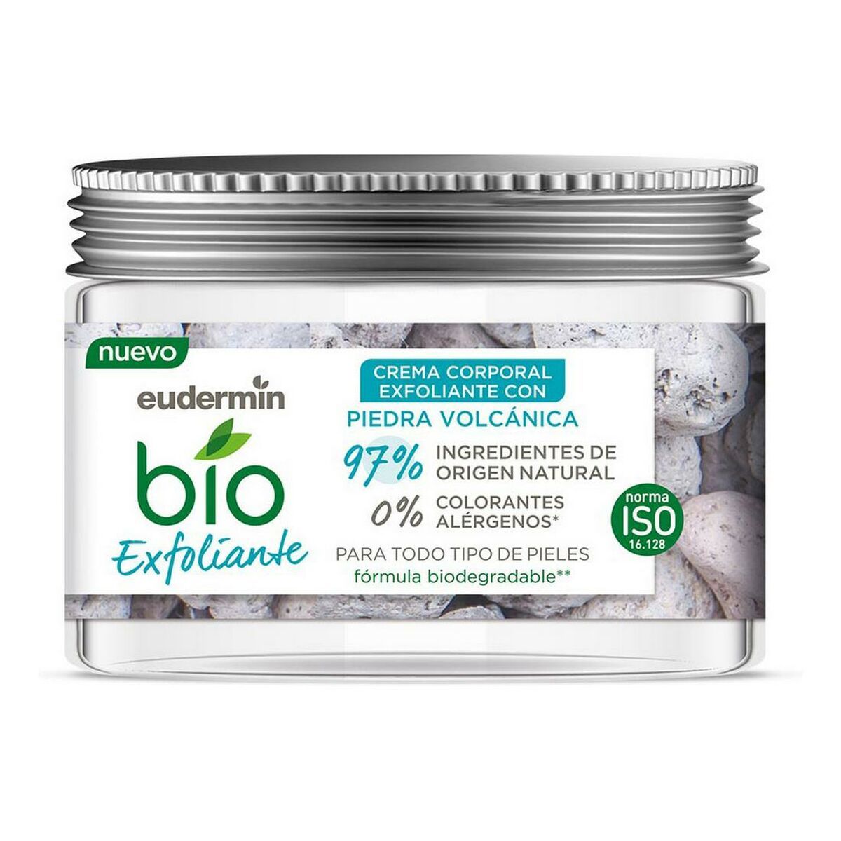 Crema Exfoliante Eudermin Bio Exfoliante 300 ml Piedra volcánica