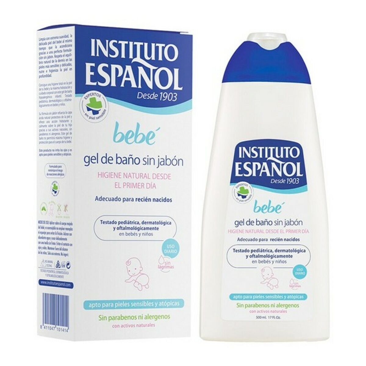 Gel de Ducha Sin Jabón Instituto Español Bebe 500 ml