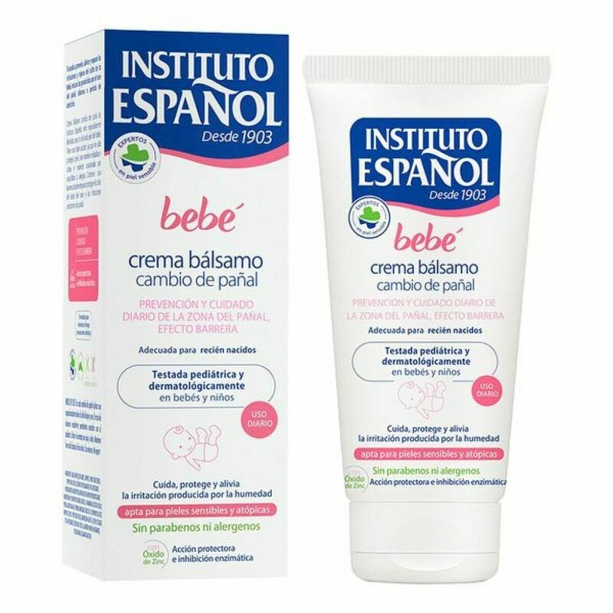 Crema Cuidado Diario de la Zona del Pañal Instituto Español Bebe 150 ml