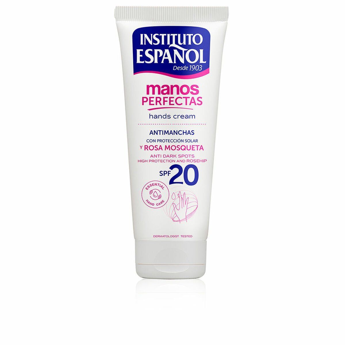 Crema de Manos Instituto Español Manos Perfectas 75 ml Spf 20 Rosa Mosqueta