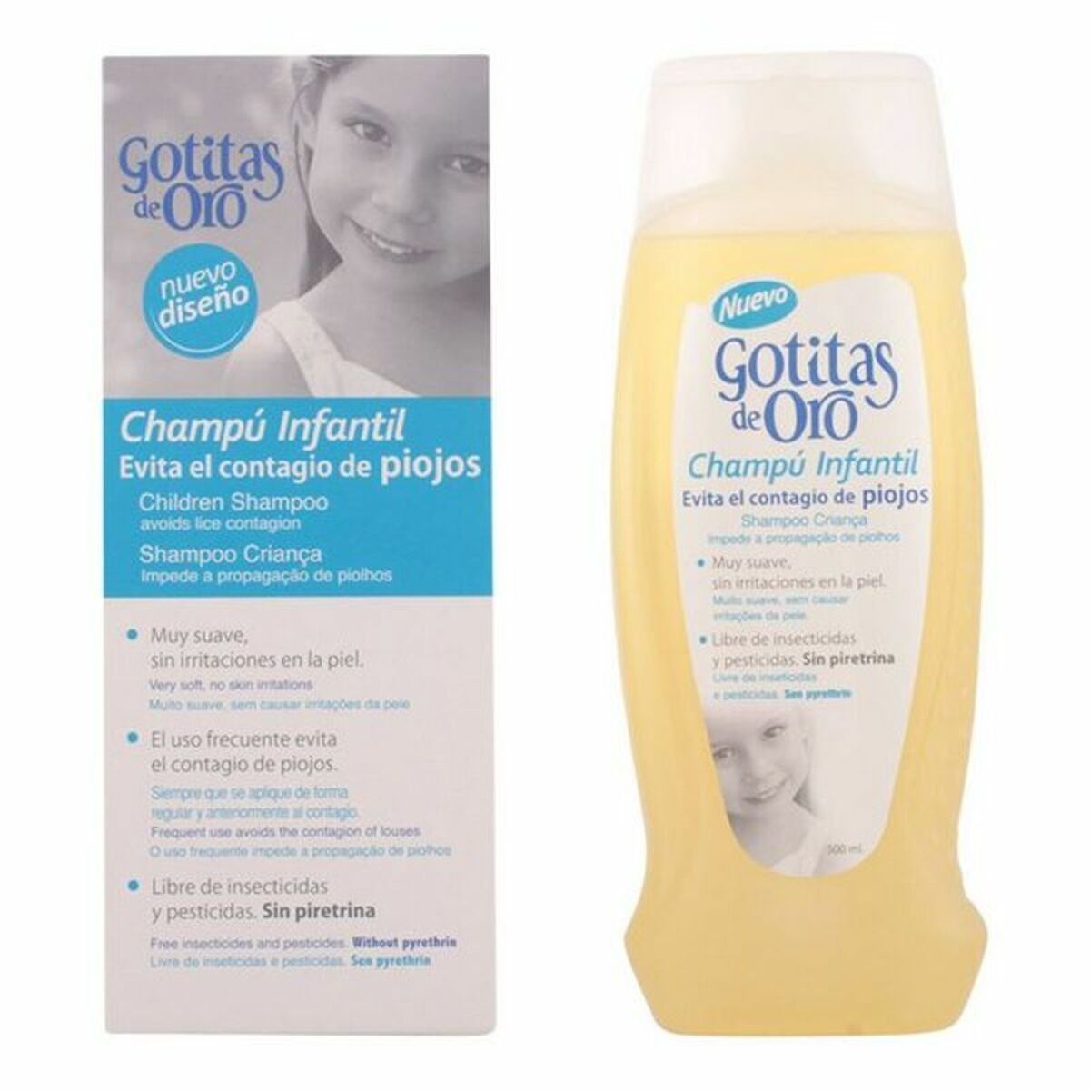 Champú Antipiojos Instituto Español Infantil 500 ml