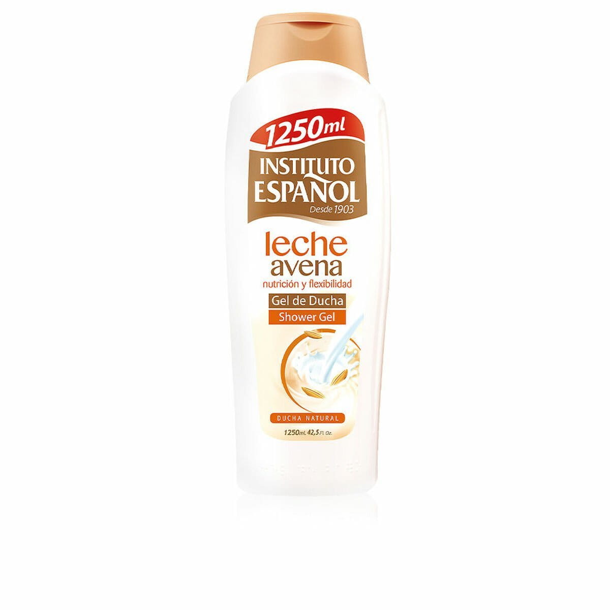 Gel de Ducha Instituto Español Leche Avena 1,25 L Avena