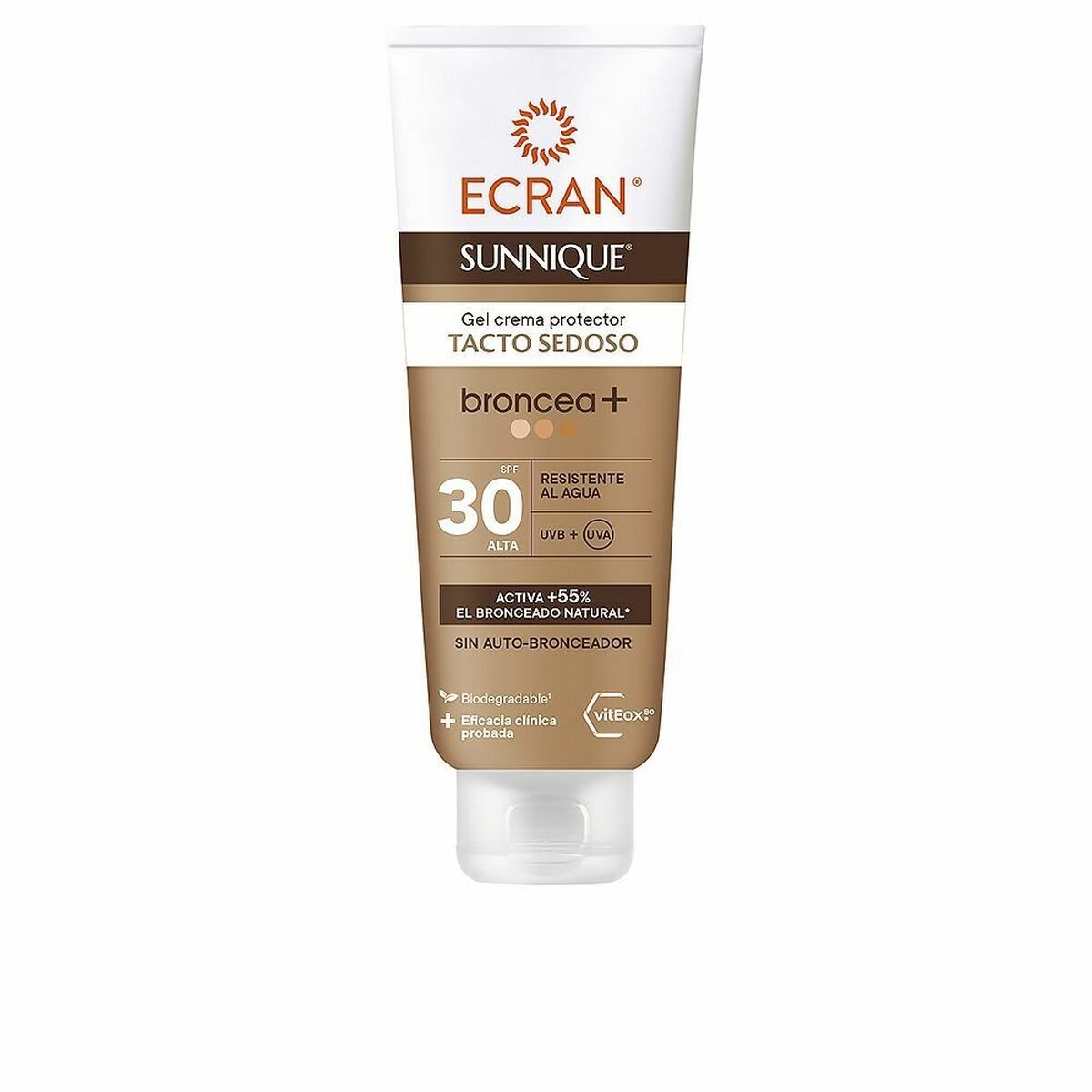 Gel Protector Solar Ecran Ecran Sunnique Spf 30 250 ml Crema