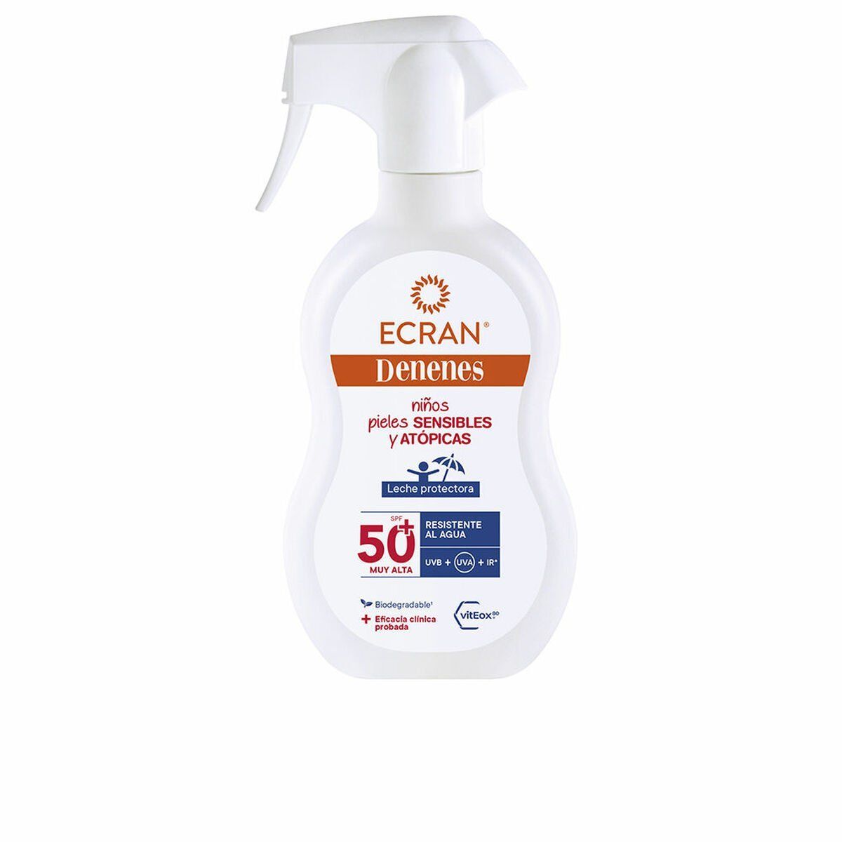Leche Solar Infantil Ecran Ecran Denenes Sensitive Spf 50+ 270 ml 300 ml