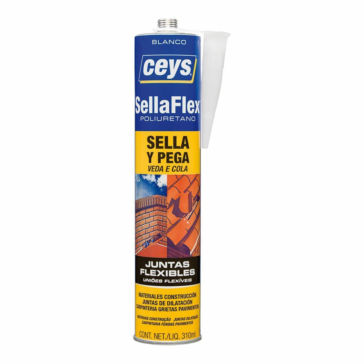 Sellador/Adhesivo Ceys Sellaflex Blanco 310 ml