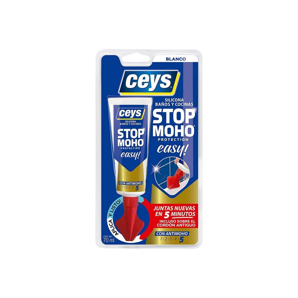 Silicona Ceys Stop Moho Easy! Blanco Silicona 70 ml