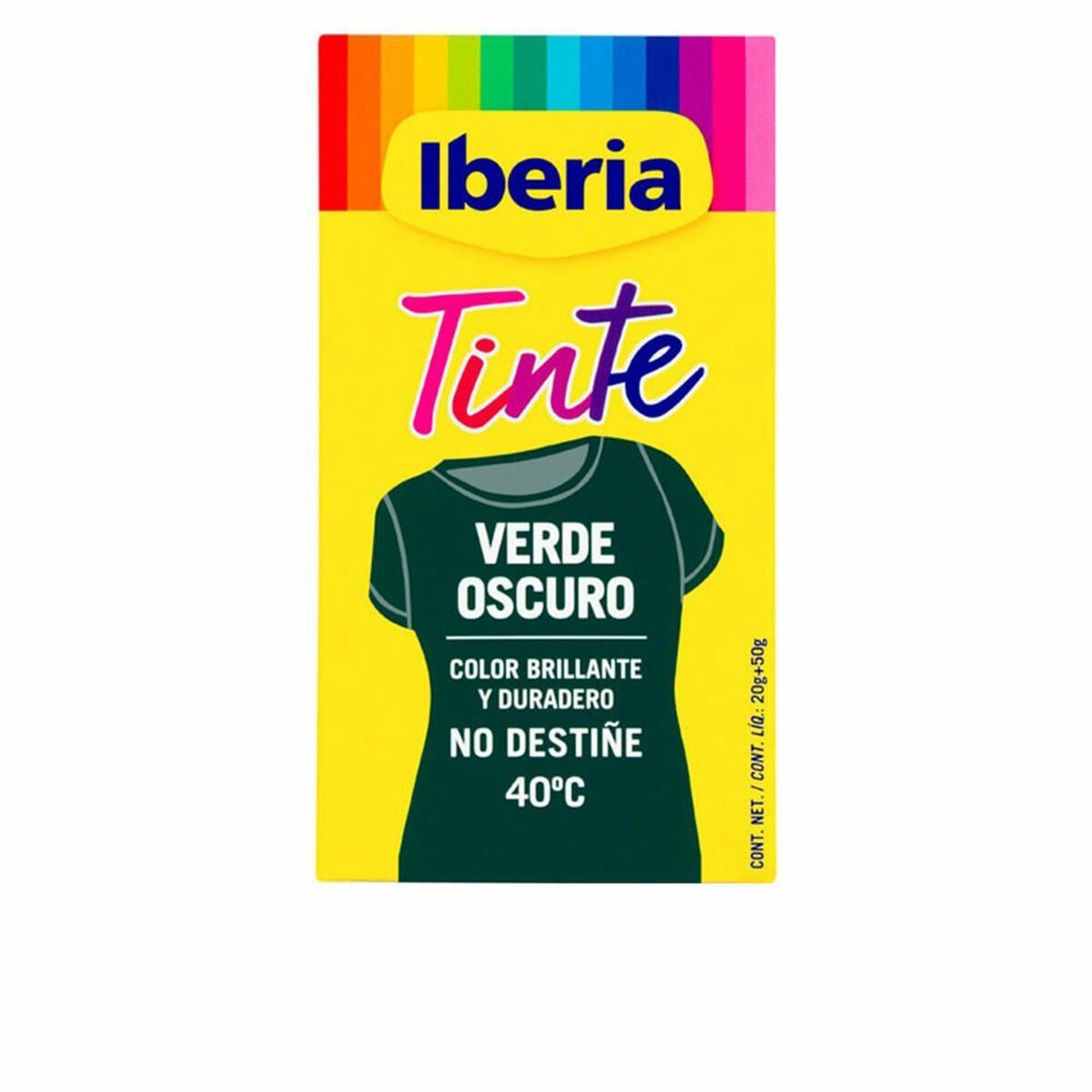 Tinte para Ropa Tintes Iberia Verde oscuro 70 g