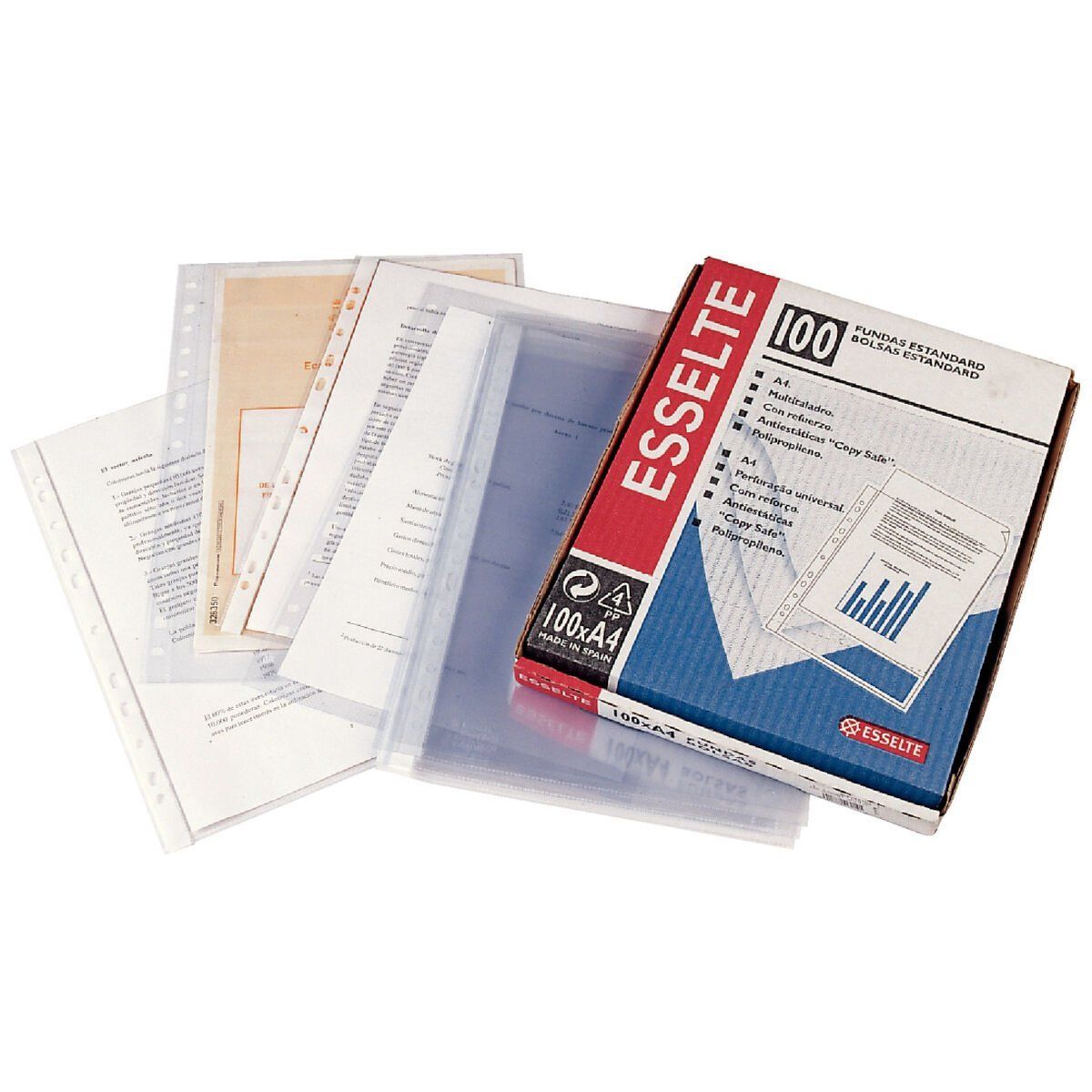 Fundas Esselte Transparente 100 Unidades