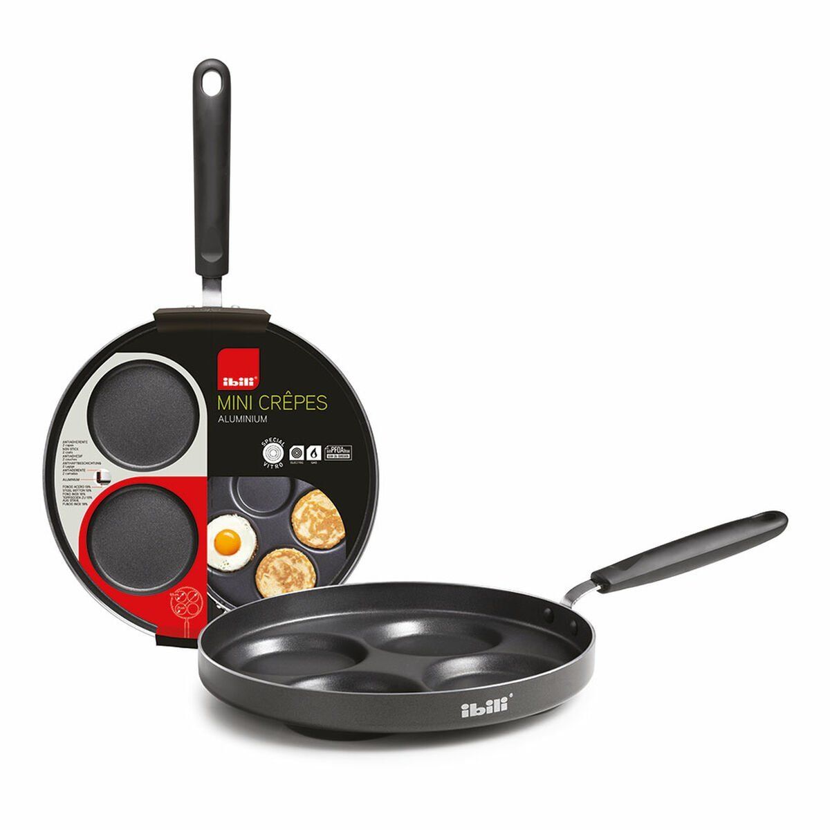 Sartén para Crepes Ibili Aluminio 26 cm