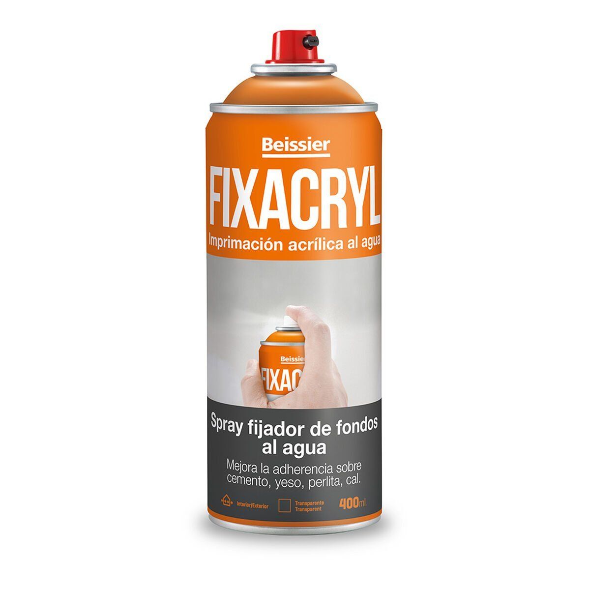 Pintura de Imprimación Beissier 70237-007 Fixacryl Translúcido 400 ml Impermeabilizante