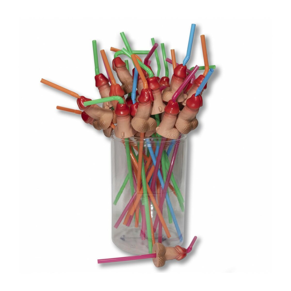 Pajitas Reutilizables Divertysex Pene 30 unidades