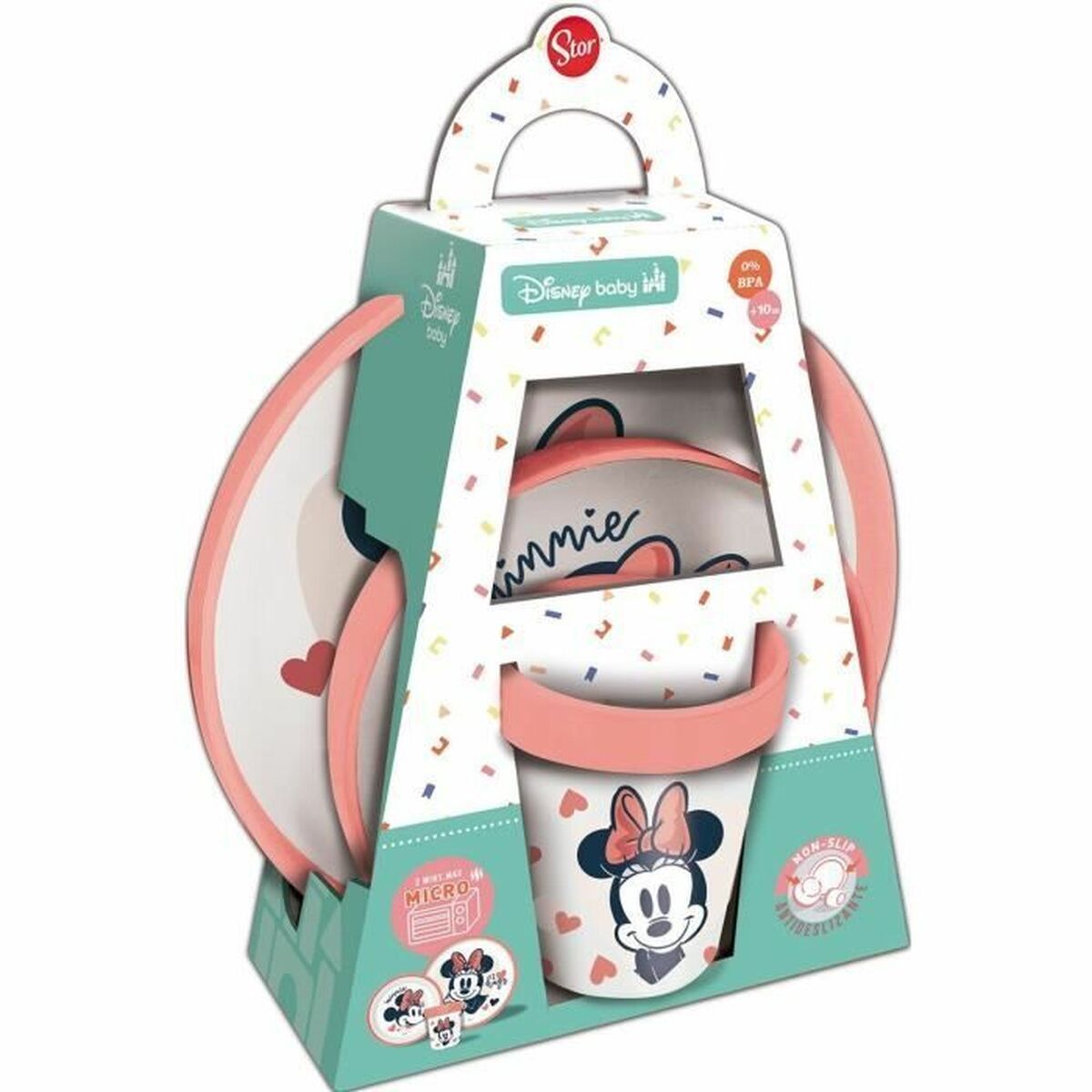 Cubiertos ThermoBaby Minnie Plástico