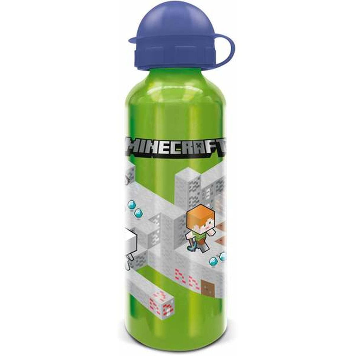 Botella Minecraft 530 ml Aluminio