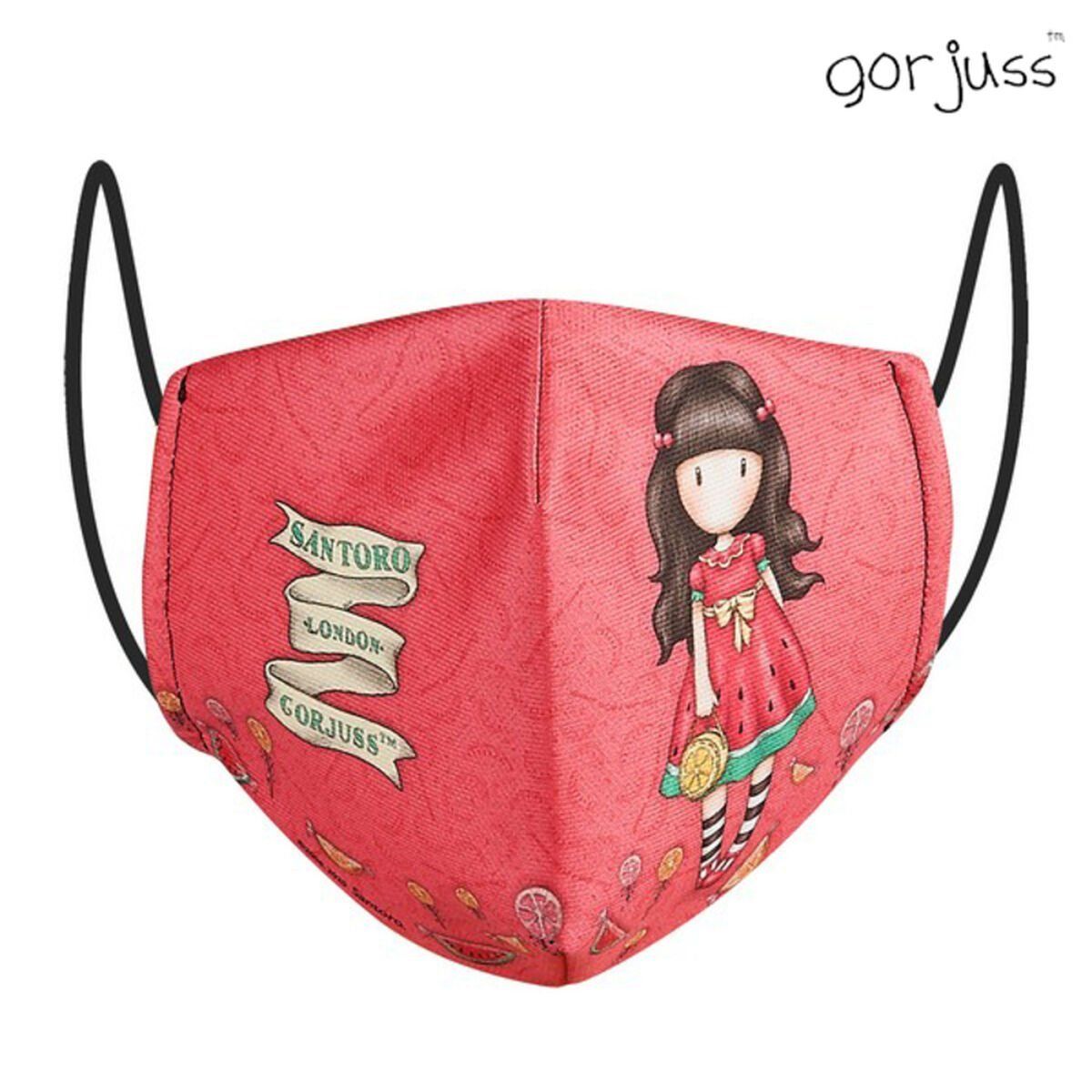 Mascarilla Higiénica de Tela Reutilizable Gorjuss Rojo