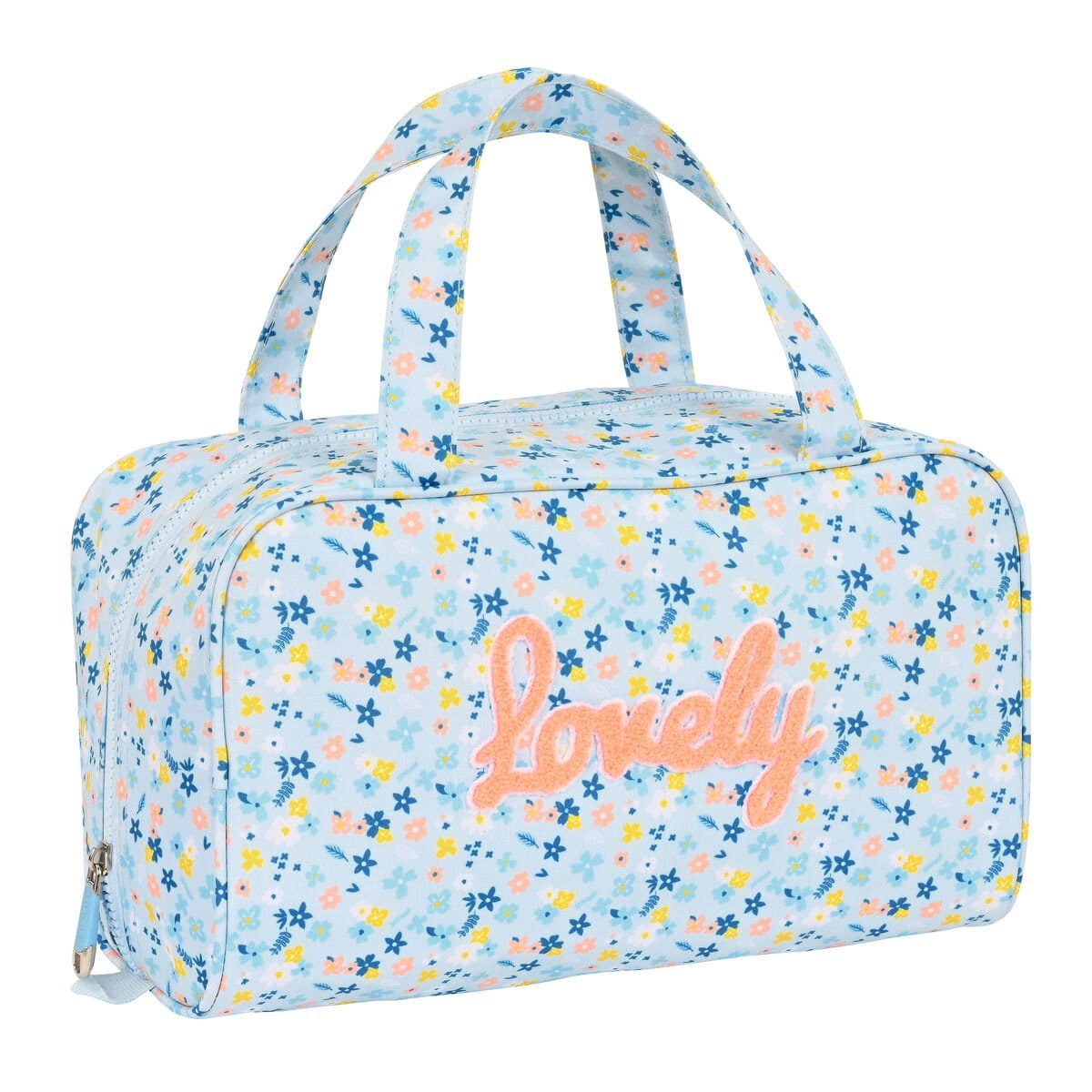 Neceser Escolar Moos Lovely Azul claro 31 x 14 x 19 cm