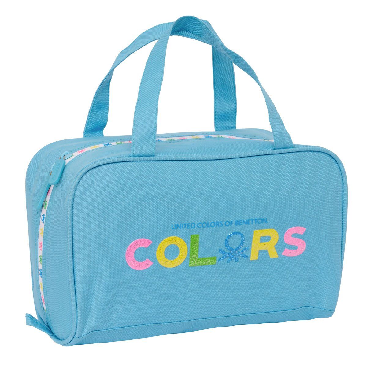 Neceser de Viaje Benetton Spring Azul cielo 31 x 14 x 19 cm