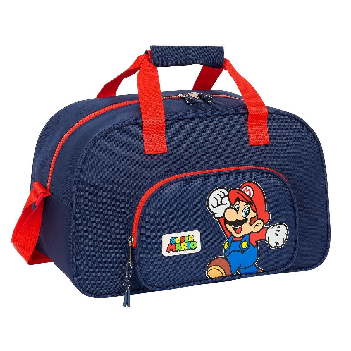 Bolsa de Deporte Super Mario World Azul marino 40 x 24 x 23 cm