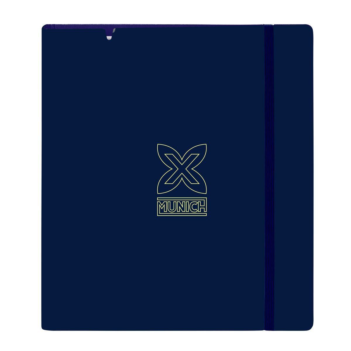 Carpeta de anillas Munich North Azul marino 27 X 32 X 4 cm