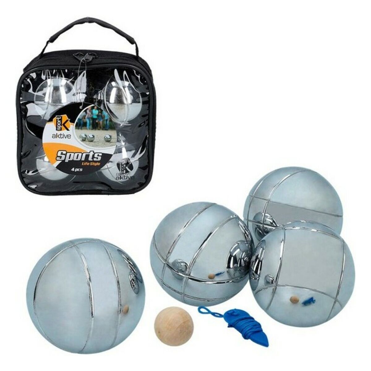 Juego de Petanca Aktive Metal 16 x 7 x 17 cm