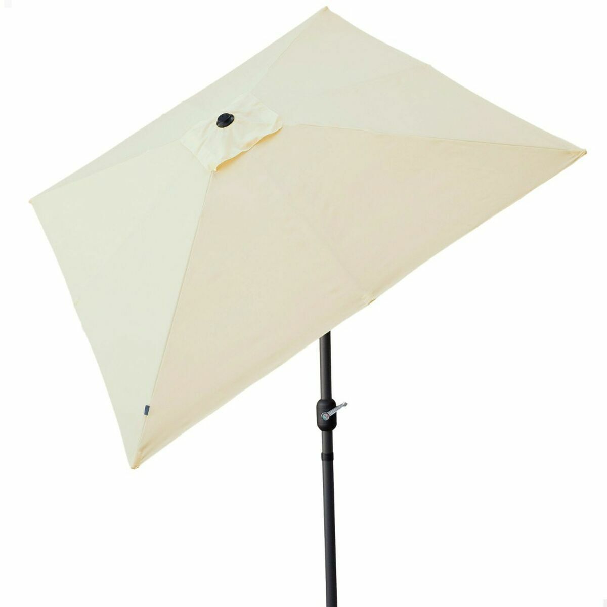 Parasol Aktive Crema Aluminio Acero 270 x 270 cm