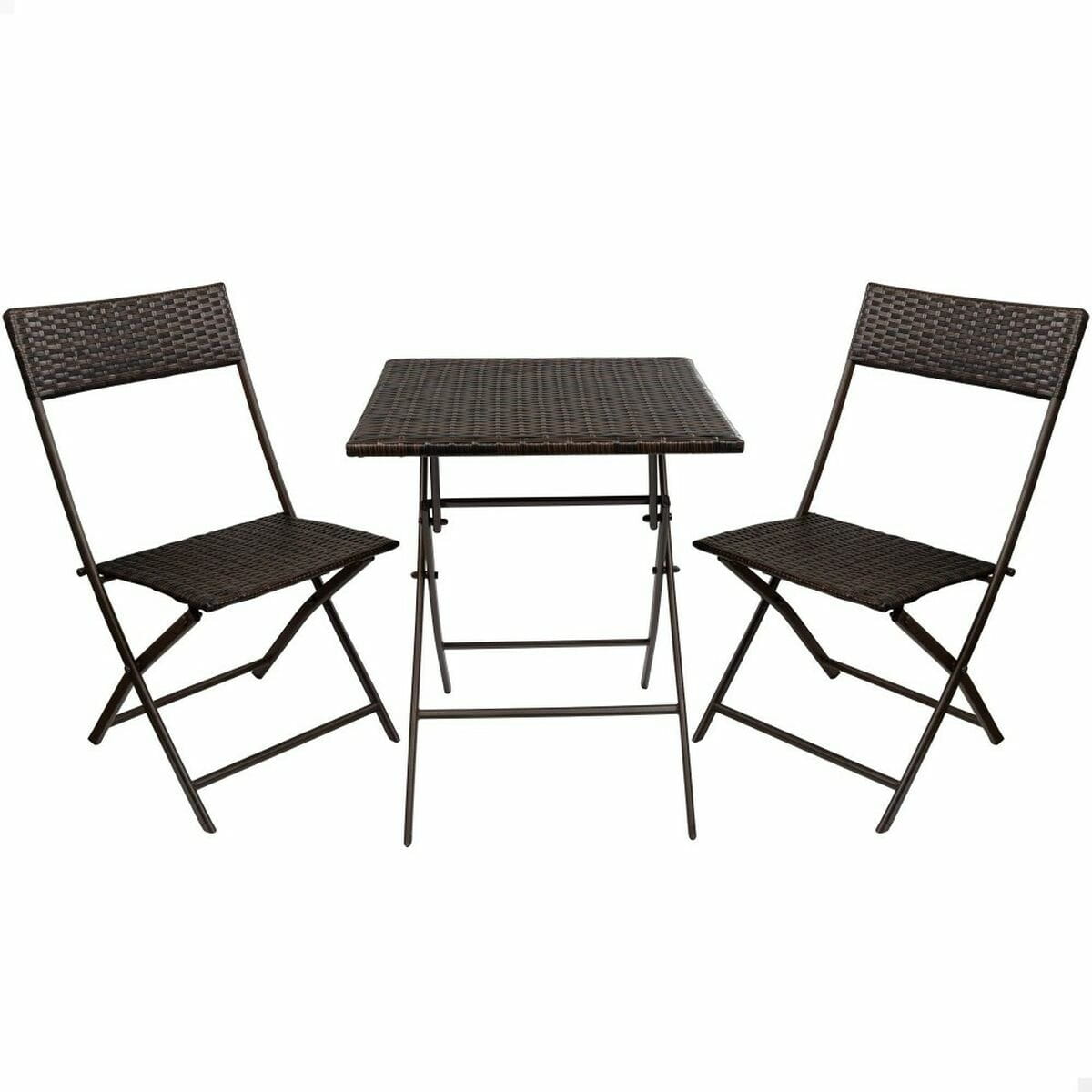 Conjunto de Mesa con 2 Sillas Aktive Cuadrada 60 x 72 cm