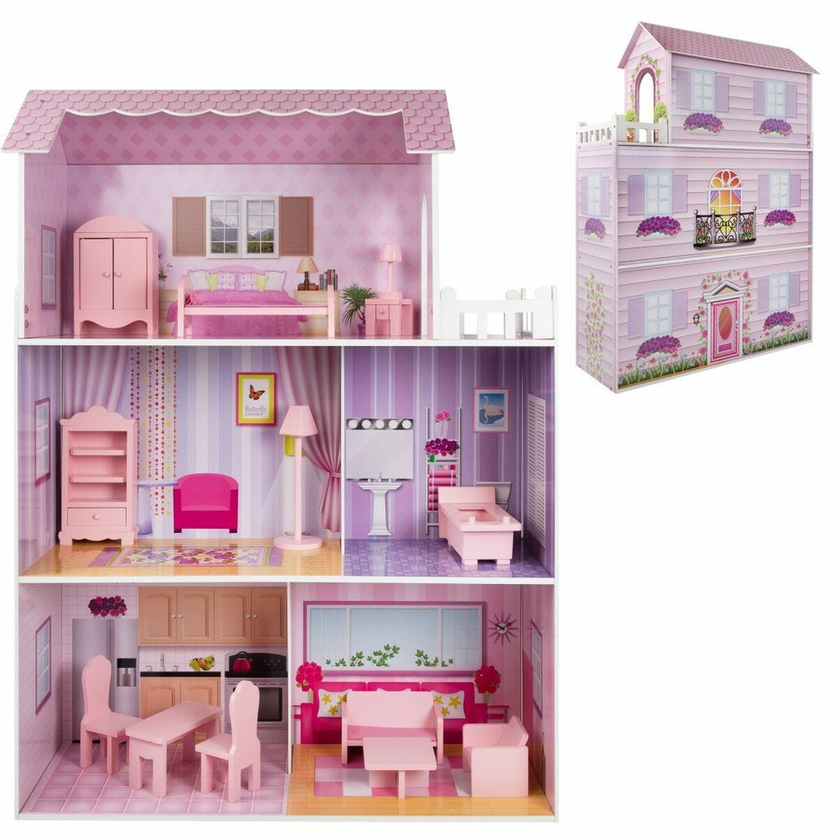 Casa de Muñecas Woomax 14 Piezas