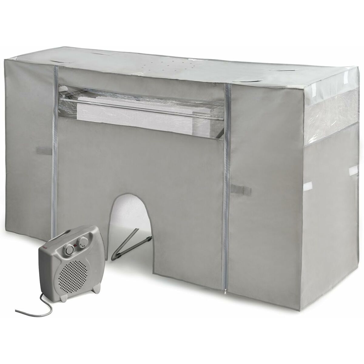Cubre Tendedero Con Calefactor Rayen 6175 Gris 180 x 56 x 106 cm