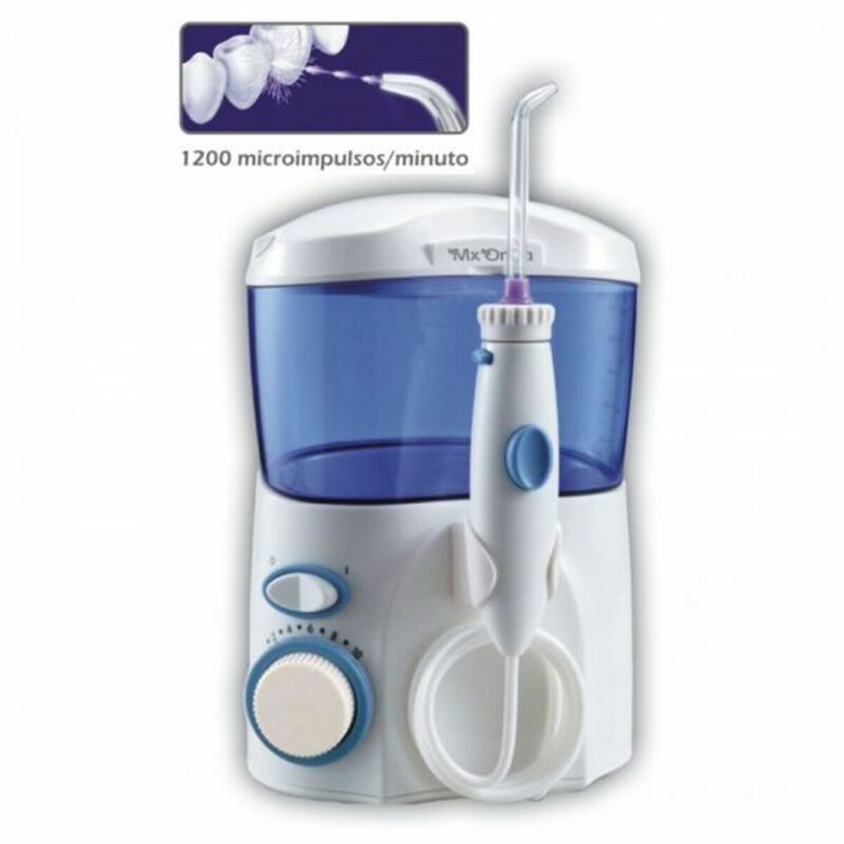 Irrigador Dental Mx Onda MX-HD2424 Azul Blanco