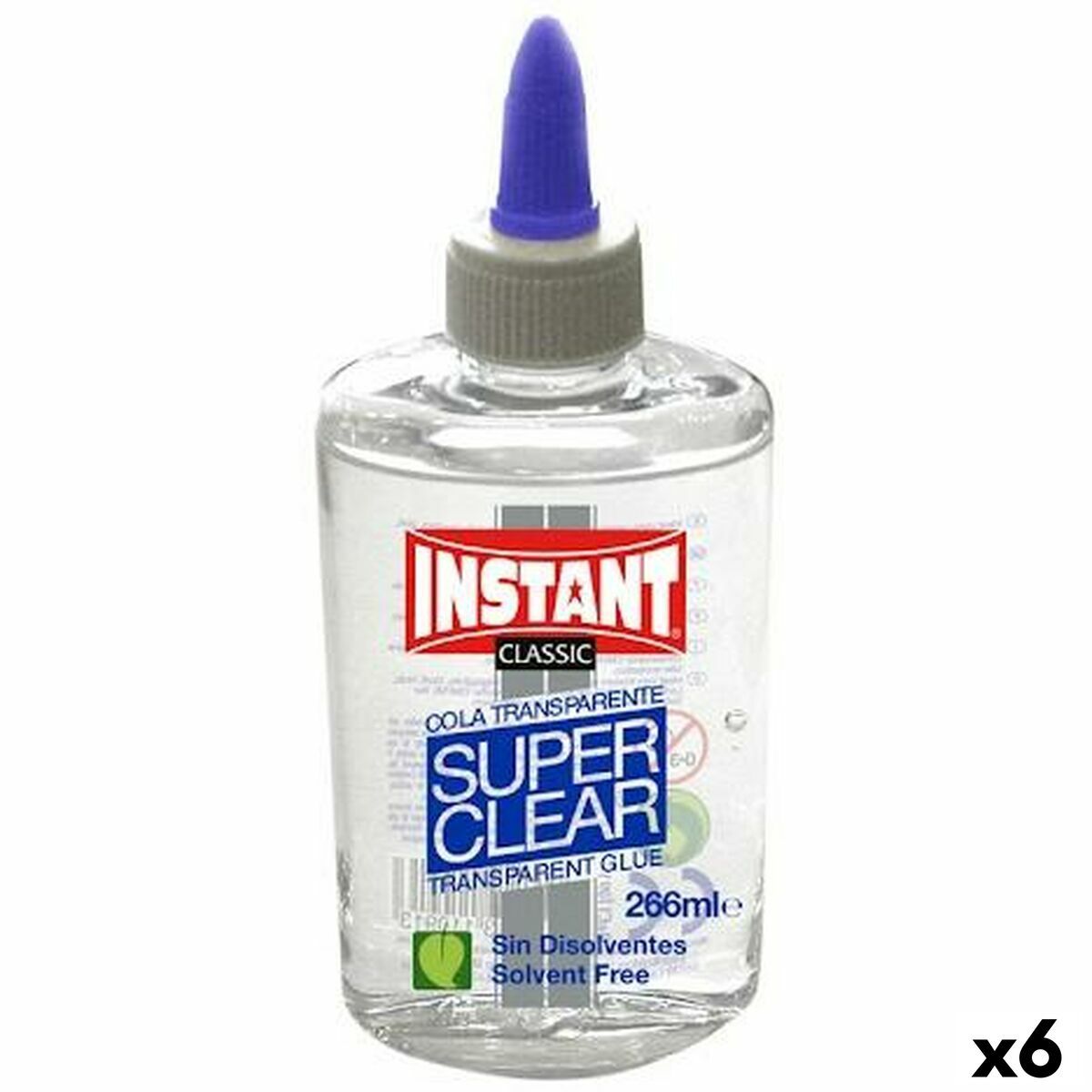 Cola INSTANT SUPERCLEAR 266 ml (6 Unidades)