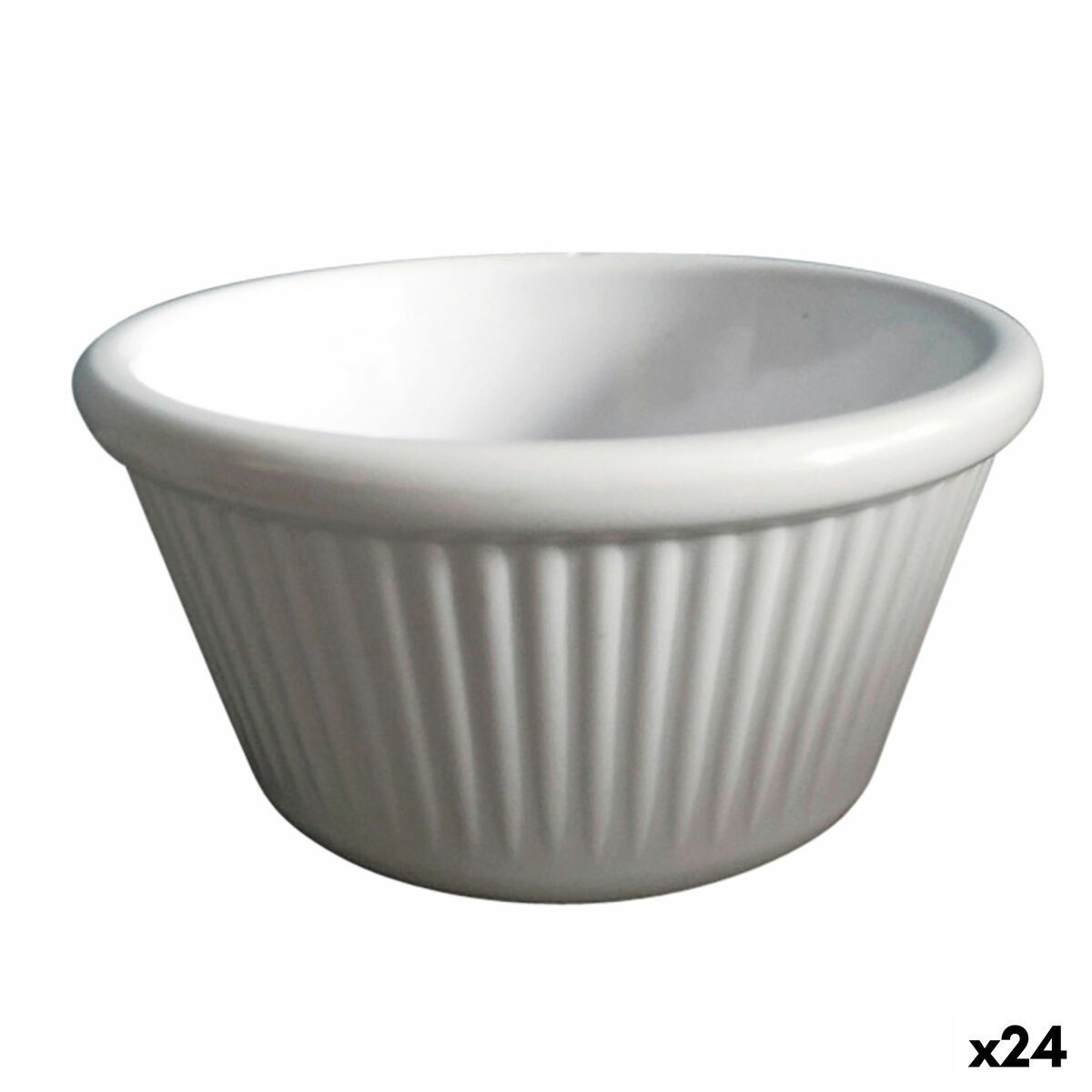 Ramequín Quid Professional Melamina Blanco Plástico 7 x 7 x 3,5 cm Ramequín (24 Unidades)