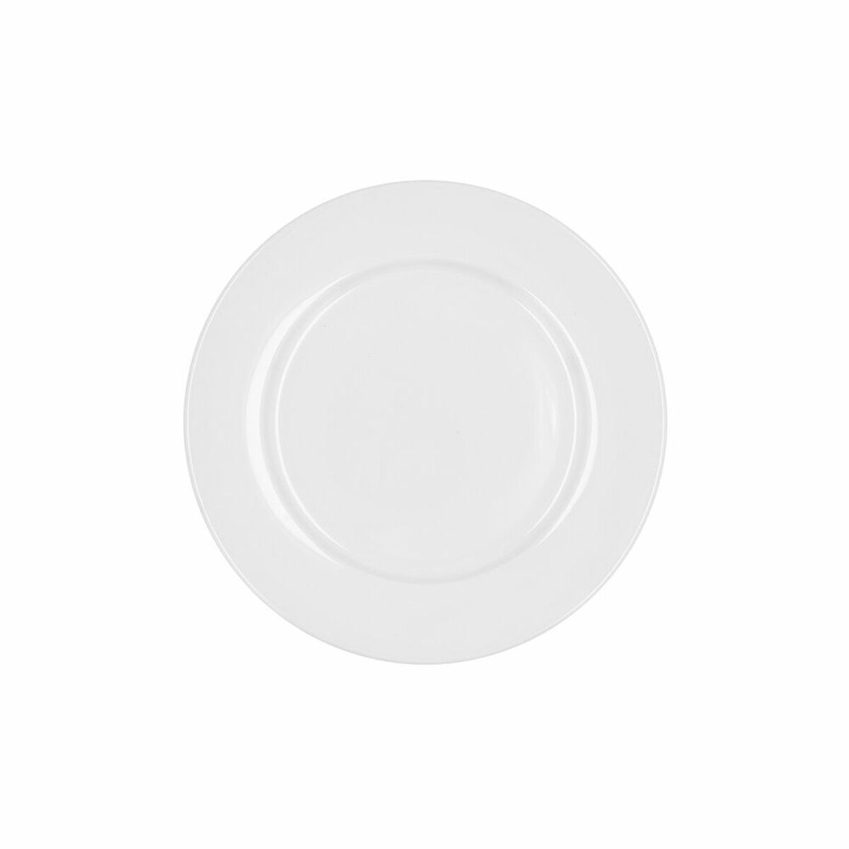 Plato de Postre Bidasoa Glacial Ala Ancha Cerámica Blanco 19 cm (12 Unidades) (Pack 12x)
