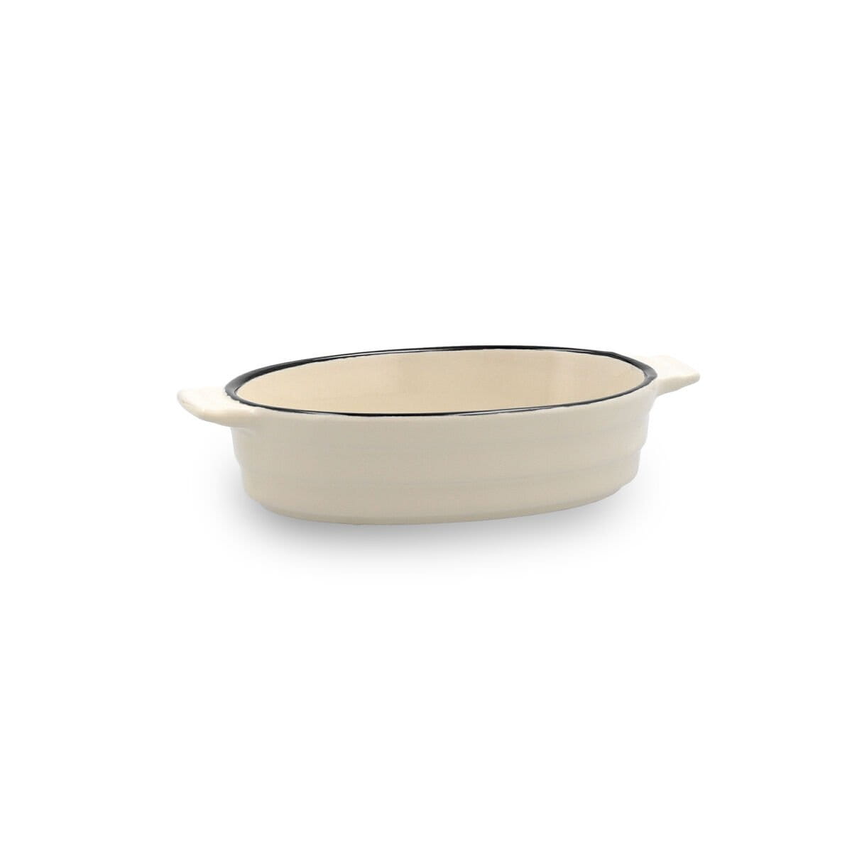 Cazuela Quid Cocco Blanco Cerámica 18 x 11 x 4 cm (12 Unidades) (Pack 12x)