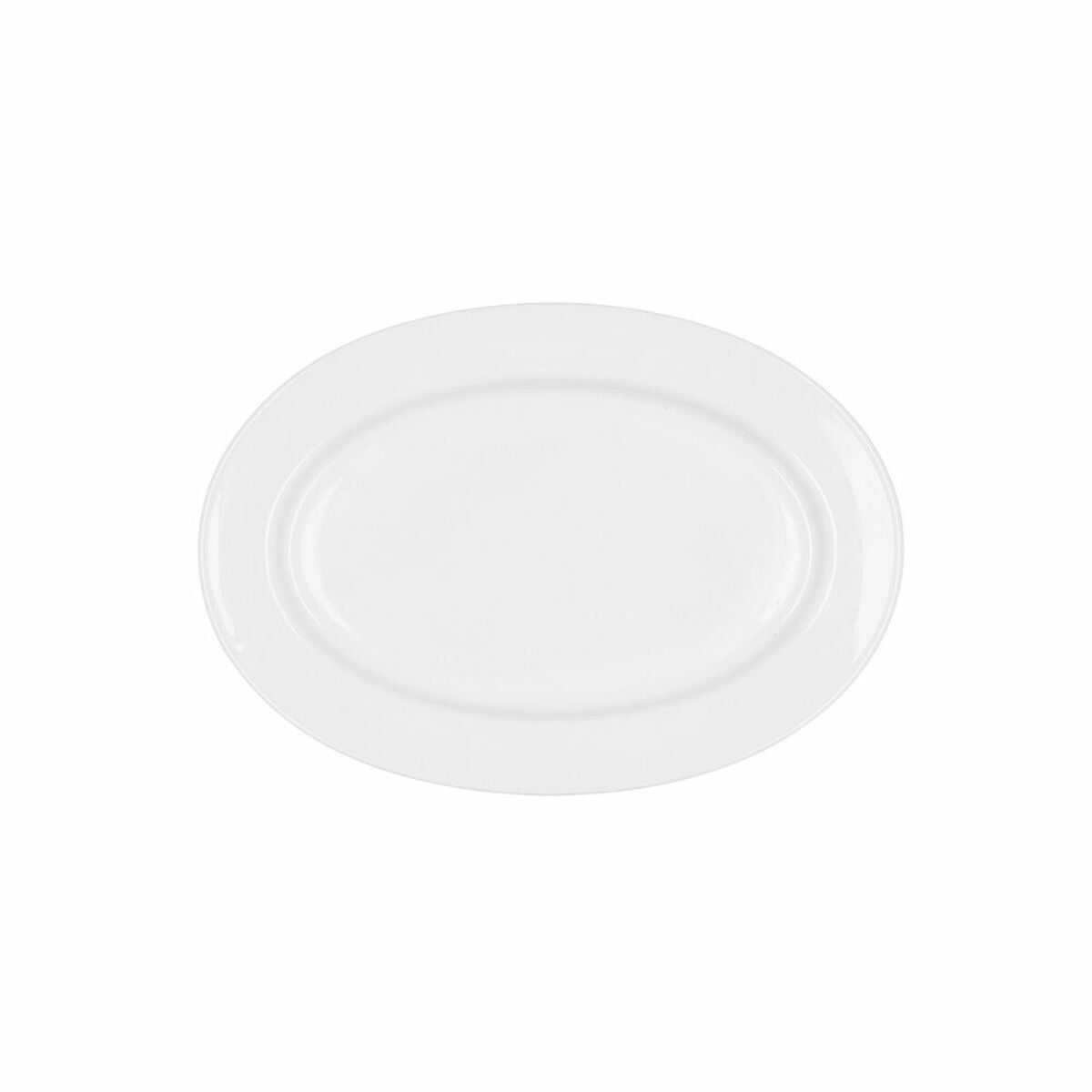 Fuente de Cocina Bidasoa Glacial Cerámica Blanco (26 x 18 cm) (Pak 6x)