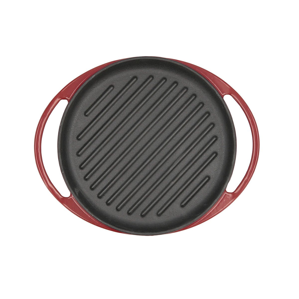 Asadora Bidasoa Hierro Fundido Rojo (25 cm)