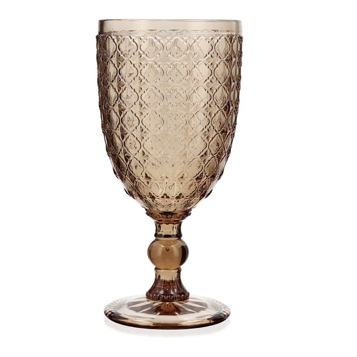 Set de Copas Bidasoa Gio Ambar Vidrio 300 ml (6 Unidades)