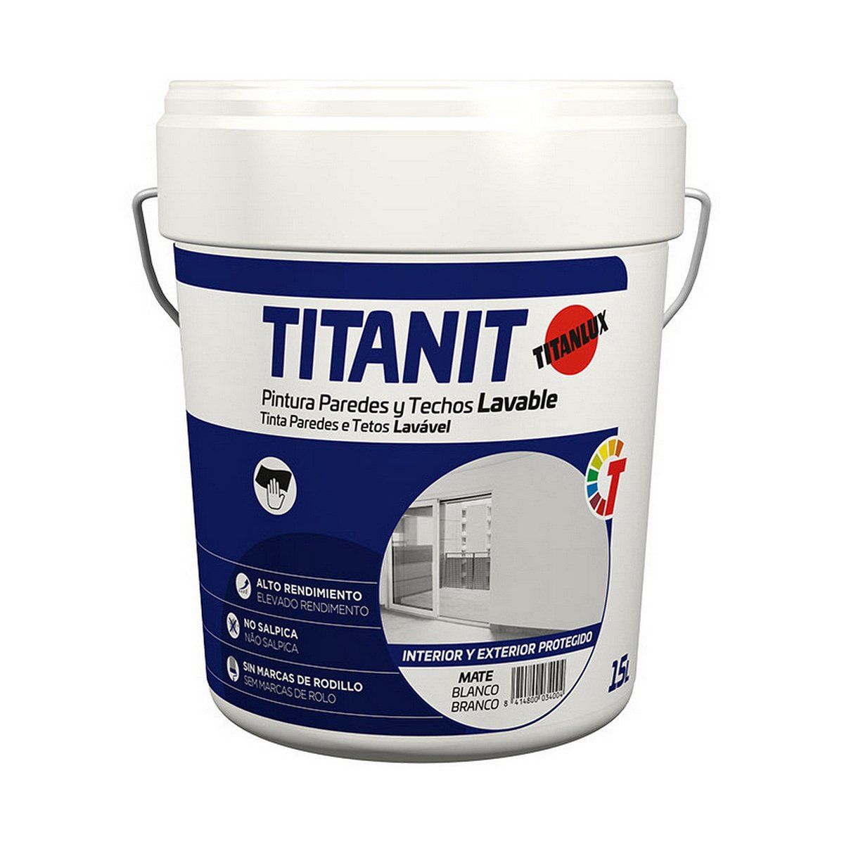 Pintura Titanlux Biolux a62000815 Blanco 15 L