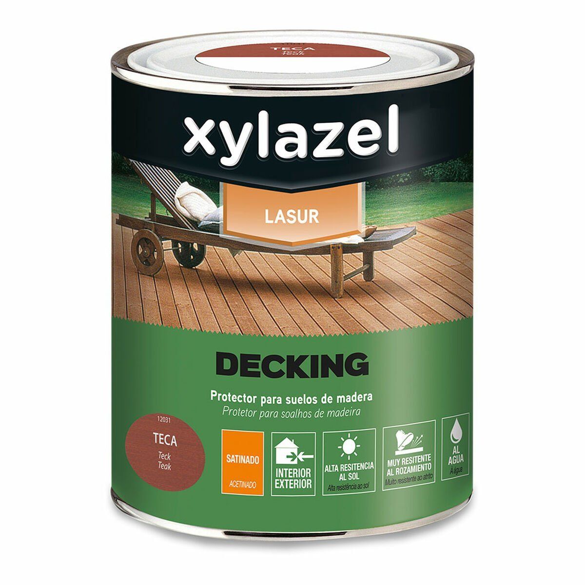 Lasur Xylazel Decking Satinado